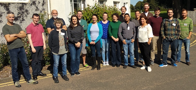 Course participants outside the Observatory